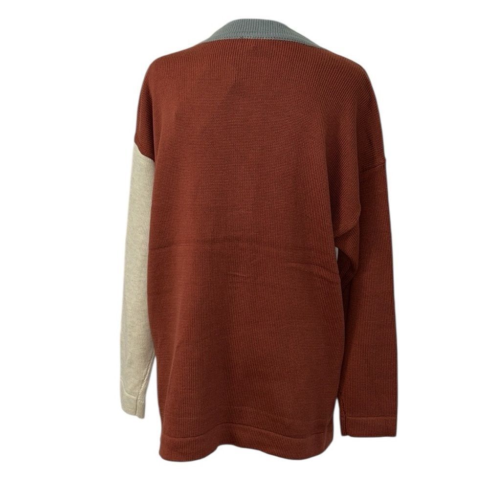 Knot sisters Color Block Oversized Cardigan(Size Small) - Picture 2 of 8
